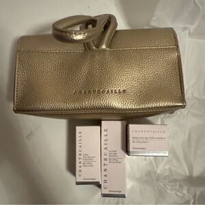 Chantecaille Skincare 3 Piece Sample travel set with Pouch Anti- Age  NEW